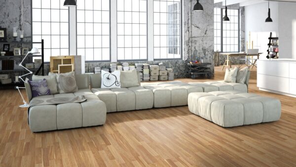 Piso Flotante Kronotex Dynamic - 8mm AC4 - ROBLE ACHAT - D2304 - Imagen 8