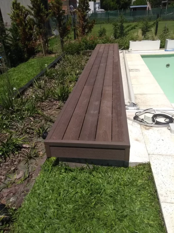 Deck WPC Coleccion Noble - Nogal Tabaco - 25mm - Imagen 9