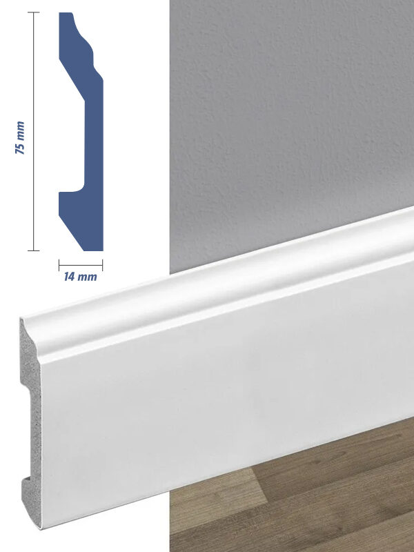 Zocalo PVC Waterproof Max W Premium  2.90 ml - 14mm x 75mm