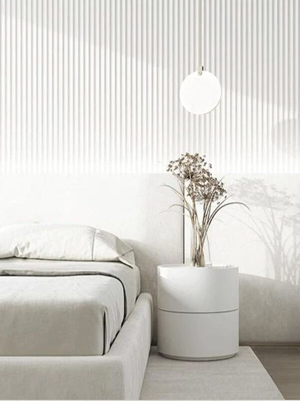 Revestimiento MaxCore Vertical Interior Laqueado Blanco Andino