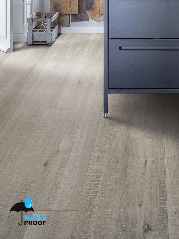 Piso Flotante QuickStep 8mm/AC4 c/Bisel - 3680 - Roble Grisaseo