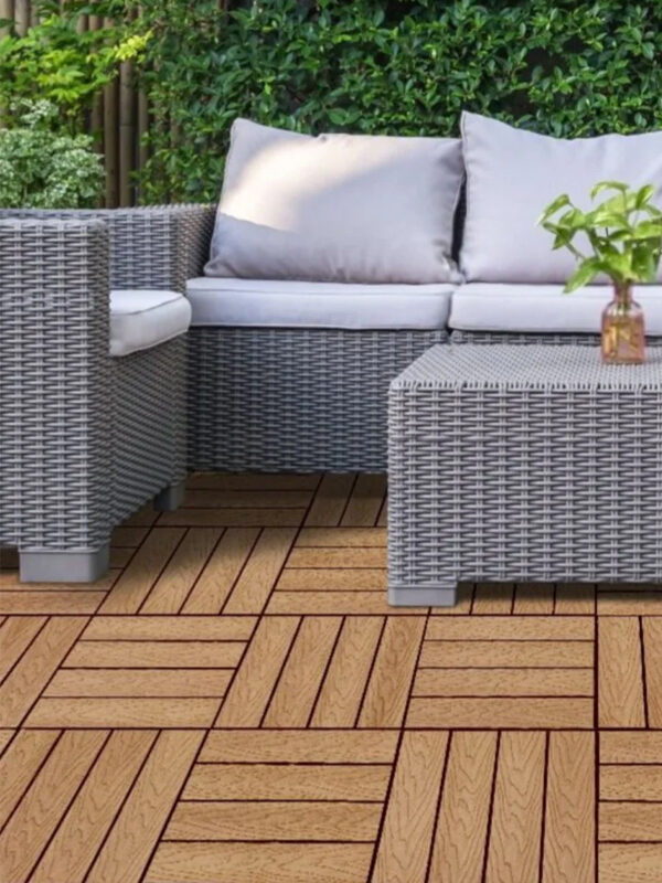 Baldoza WPC - Roble Natural - 30x30