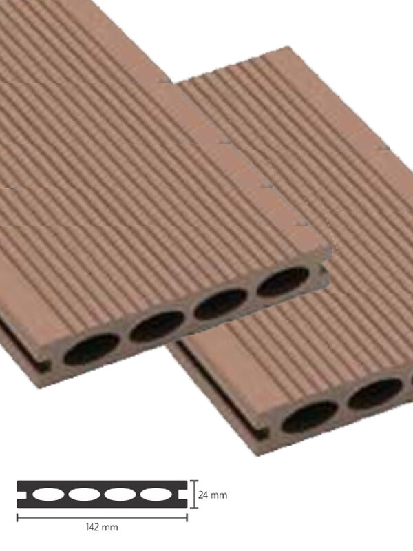 Deck WPC Coleccion OVAL - Coco - 24mm