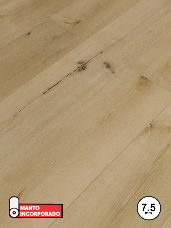 Piso Flotante Vinilico - Aqua Blue ROBUSTO SPC 7.5mm/0.5 - Roble Texas