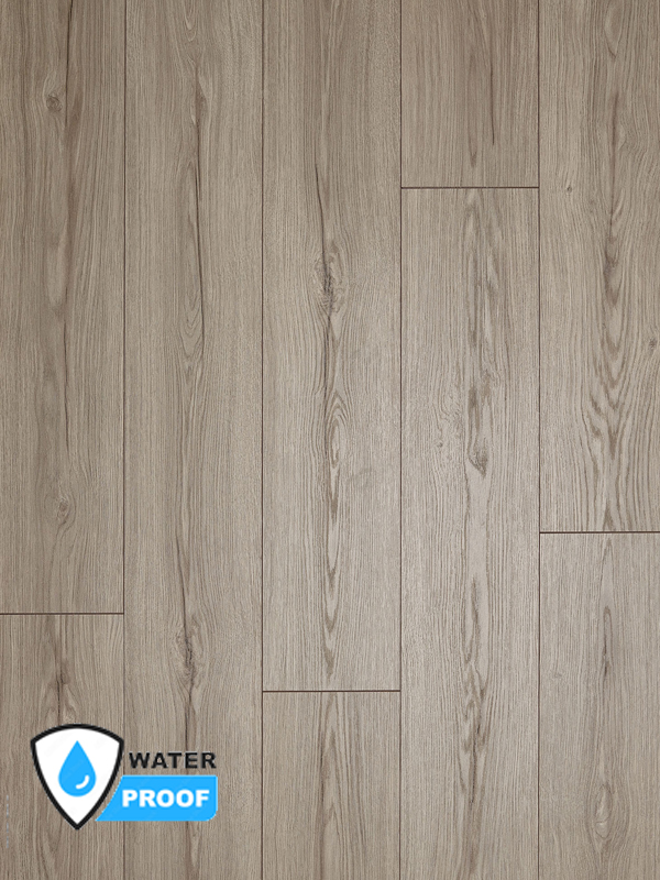 Piso Flotante Waterproof - COREPEL by Kronotex 6.5mm/AC5 - D40472 Morgan Oak Silver