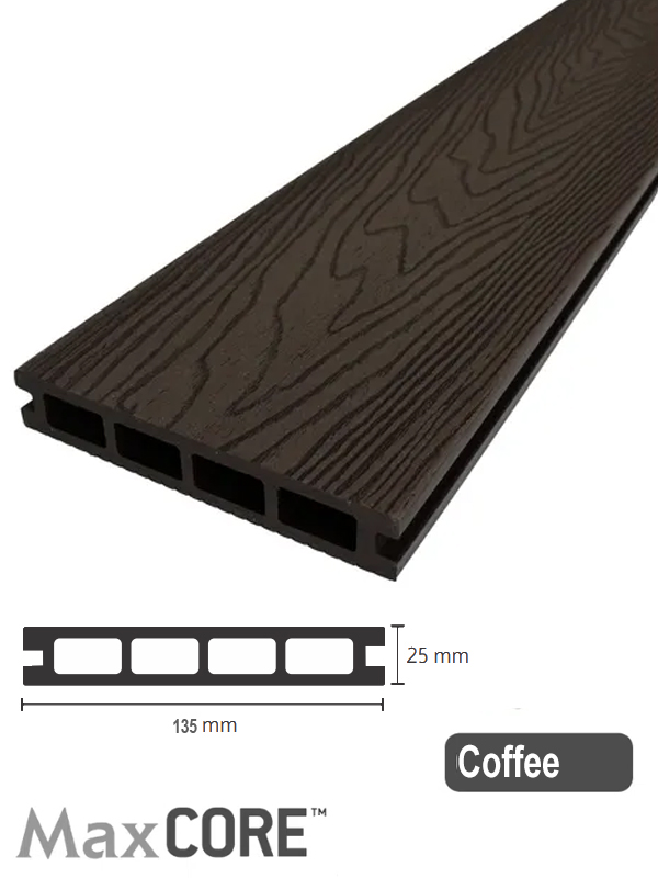 Deck WPC Coleccion LONG - Coffee - 25mm
