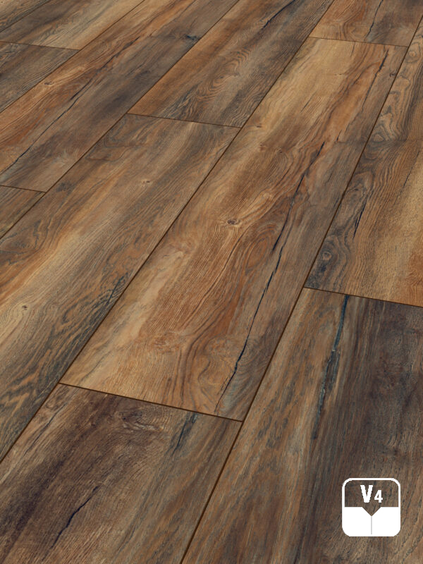 Piso Flotante Kronotex Exquisit Ancho - 8mm AC4 - ROBLE HARBOUR - D3570