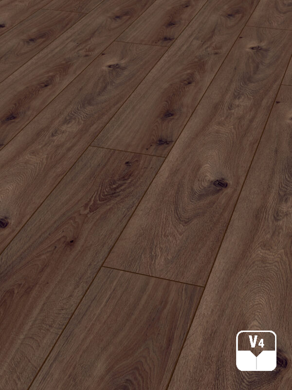 Piso Flotante Kronotex Exquisit - 8mm AC4 - PRESTIGE OAK DARK - D4168