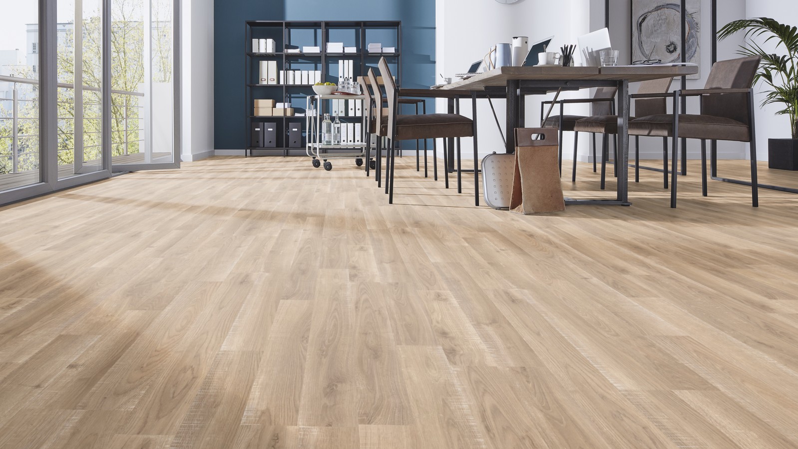Piso Flotante Kronotex Dynamic - 8mm AC4 - ROBLE CUTTER - D2450 - Imagen 7