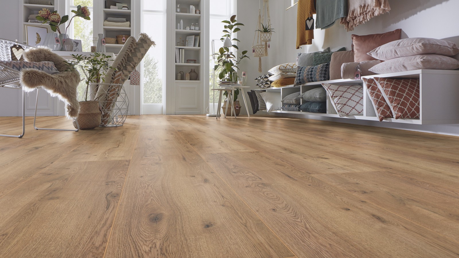 Piso Flotante Kronotex Amazone - 10mm AC5 - ROBLE DEZENT - D3668 - Imagen 5