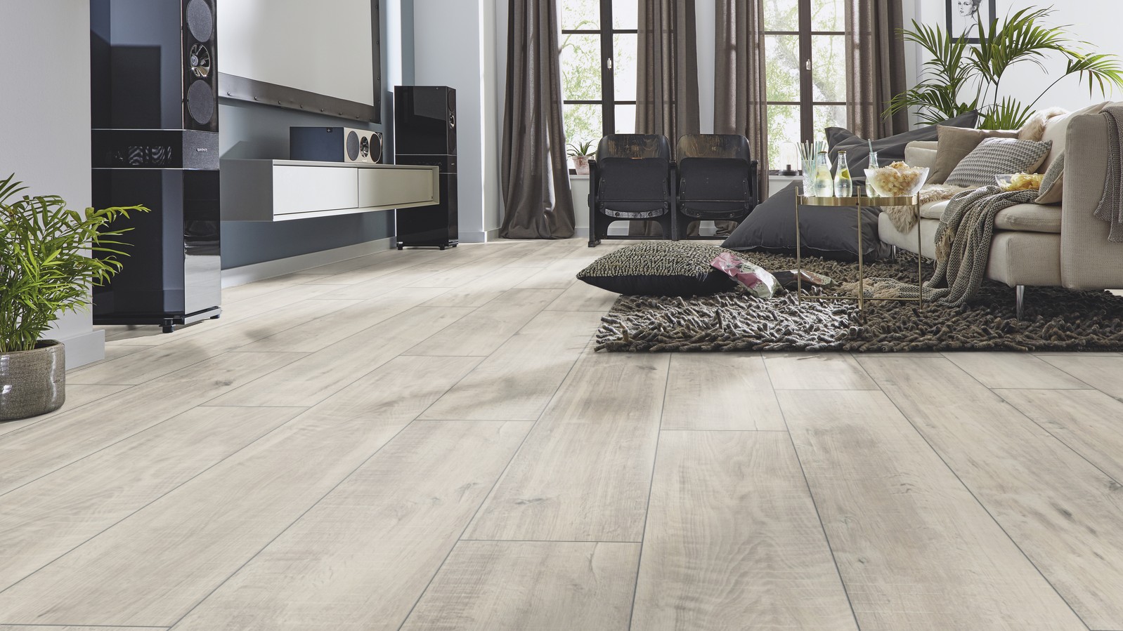 Piso Flotante Kronotex Exquisit Ancho - 8mm AC4 - ROBLE GALA WEIB - D4787 - Imagen 3