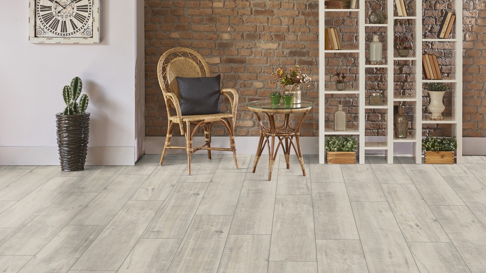 Piso Flotante Kronotex Exquisit Ancho - 8mm AC4 - ROBLE GALA WEIB - D4787 - Imagen 2