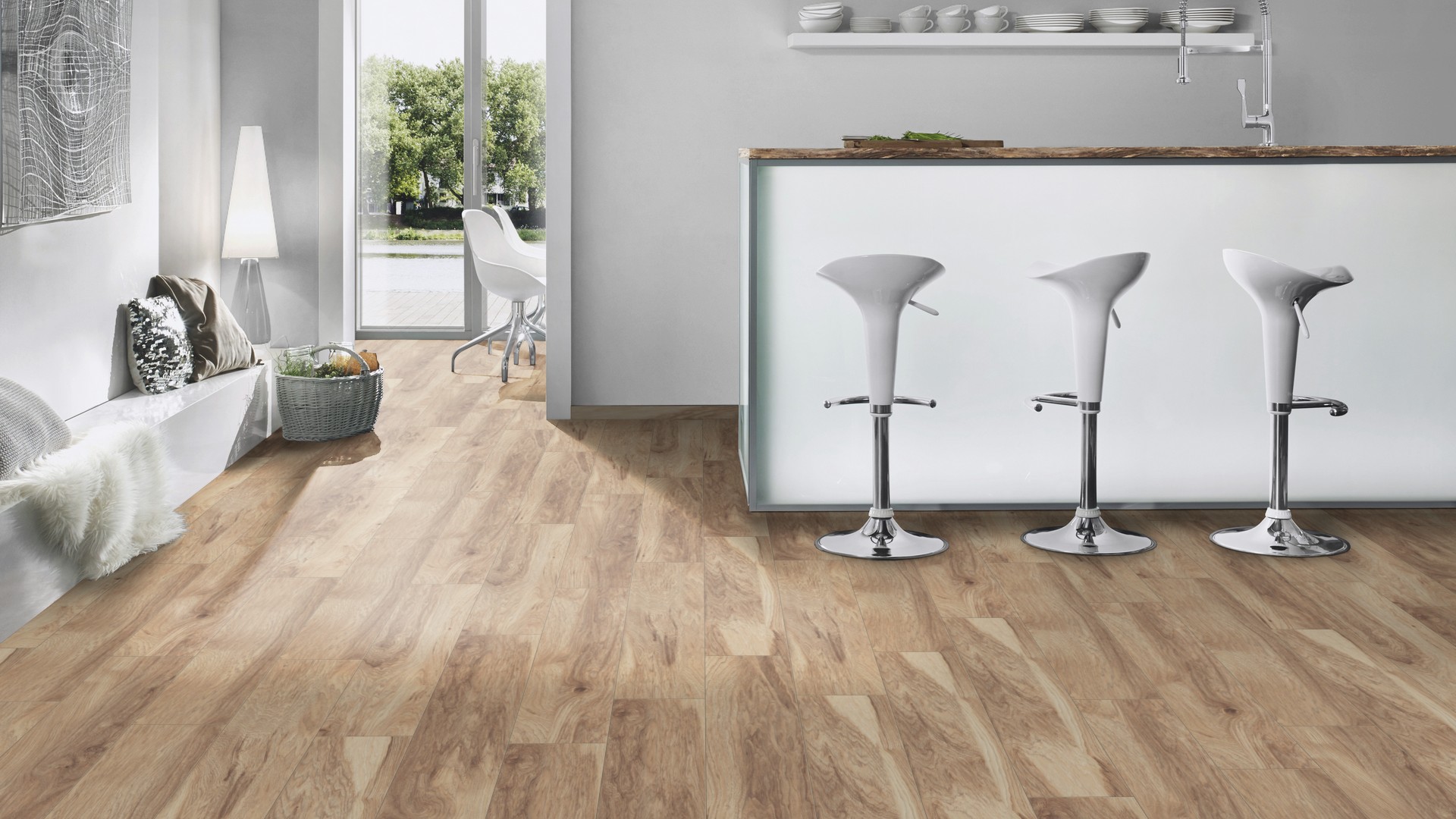 Piso Flotante Krono Original - 10mm AC5 - NATURAL HICKORY - D5943 - Imagen 4