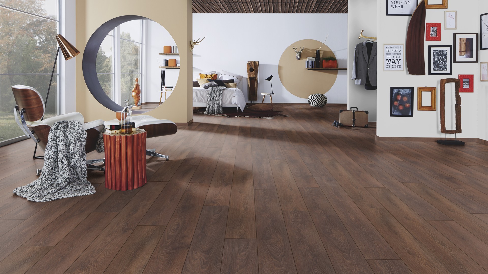 Piso Flotante Krono Original - 8mm AC4 - SHIRE OAK - D8633 - Imagen 4