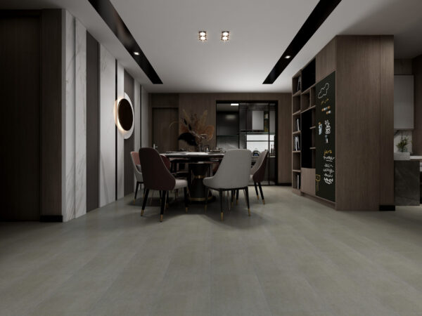 Piso Flotante Vinilico SPC Max Core Tablet SPC Concreto Alisado Oscuro 3003 4mm/0.3 - Imagen 3