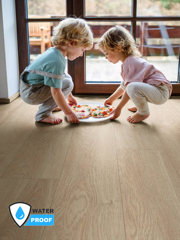 Piso Flotante Waterproof - BinylPro ORCA 8mm/AC5 - K406- Eurus Oak