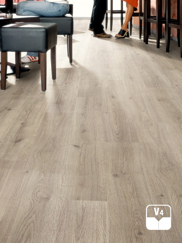 Piso Flotante Kronotex Exquisit - 8mm AC4 - ROBLE TREND GREY - D3126
