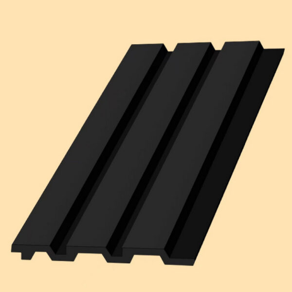 Revestimiento Pared Interior EPS Macizo Negro Mate - Imagen 3