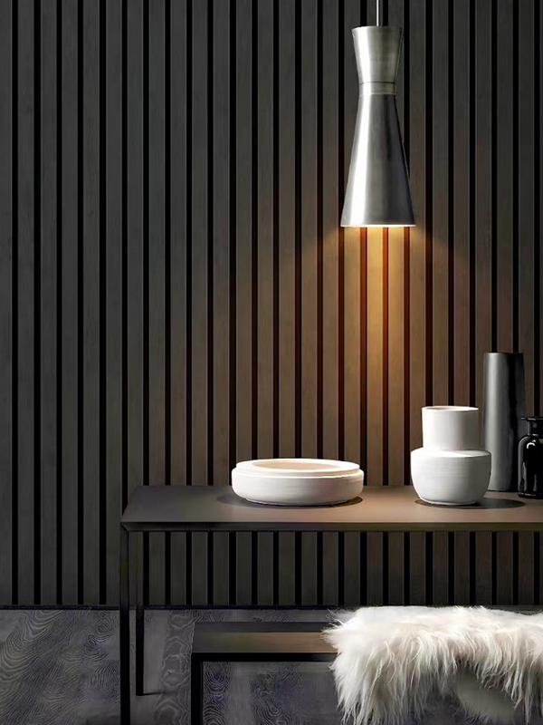 Revestimiento Pared Interior EPS Macizo Gris y Negro