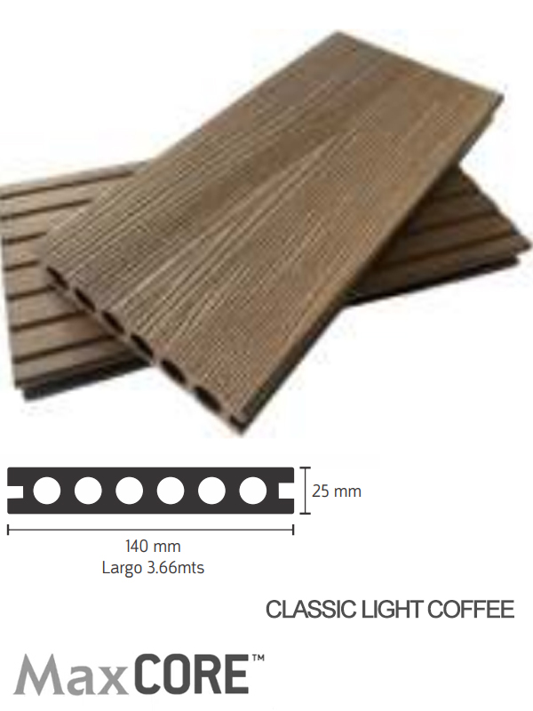 Deck WPC Coleccion EUROPEA - Classic Light Coffee